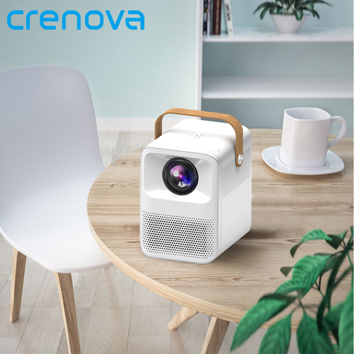 CRENOVA Full HD 1080p Projector for Home Protable Phone Mobile Mini projector ET3 Video New Year Bea